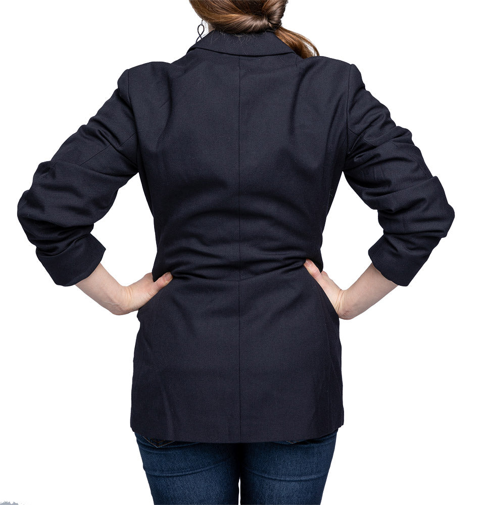Vintage ladies German naval double breasted blazer military jacket dress army dinner sports tunic officers bundesmarine
