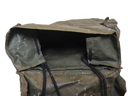 Grade 2 Vintage Belgian army waterproof rucksack backpack day pack ruck sack shoulder bag PVC military 25 litre (Copy)