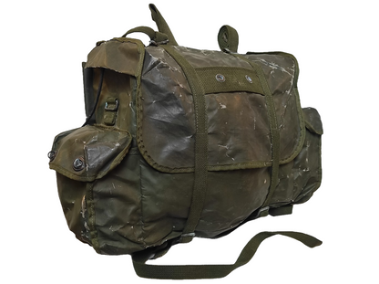 Grade 2 Vintage Belgian army waterproof rucksack backpack day pack ruck sack shoulder bag PVC military 25 litre (Copy)