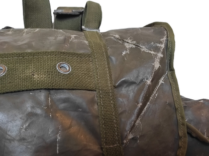 Grade 2 Vintage Belgian army waterproof rucksack backpack day pack ruck sack shoulder bag PVC military 25 litre (Copy)