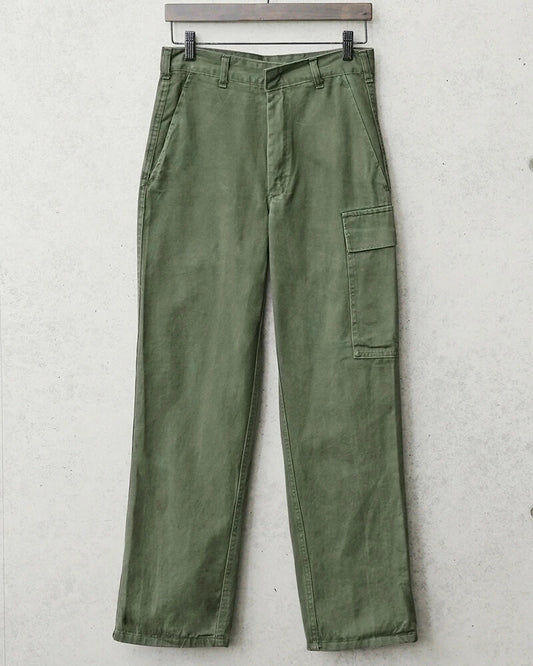 Vintage 1980s Belgian army khaki trousers pants military olive cargo combat norm