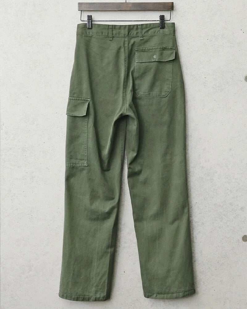 Vintage 1980s Belgian army khaki trousers pants military olive cargo combat norm