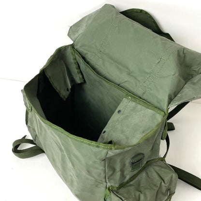 Near new Vintage Belgian army waterproof rucksack backpack day pack ruck sack shoulder bag PVC military 25 litre