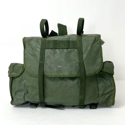 Grade 1 Vintage Belgian army waterproof rucksack backpack day pack ruck sack shoulder bag PVC military 25 litre