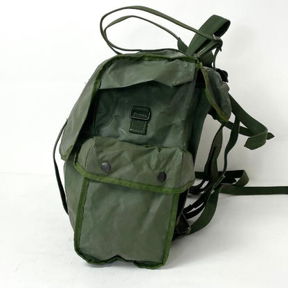 Grade 1 Vintage Belgian army waterproof rucksack backpack day pack ruck sack shoulder bag PVC military 25 litre