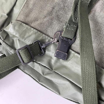 Grade 1 Vintage Belgian army waterproof rucksack backpack day pack ruck sack shoulder bag PVC military 25 litre