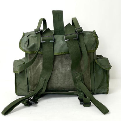 Grade 1 Vintage Belgian army waterproof rucksack backpack day pack ruck sack shoulder bag PVC military 25 litre