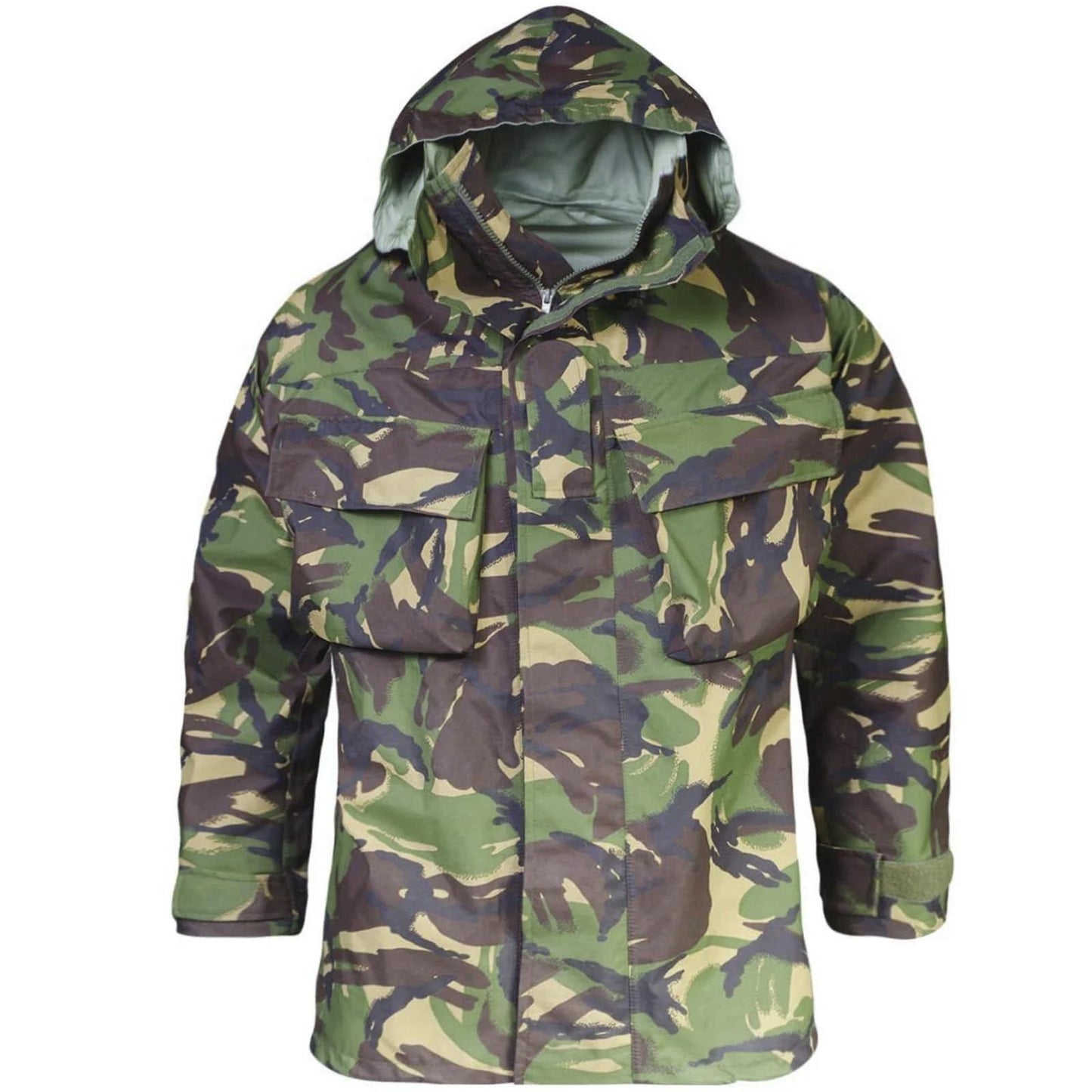 Authentic British Army Goretex waterproof Parka military coat jacket DPM MVP camouflage raincoat rain gear camo woodland hang pockets