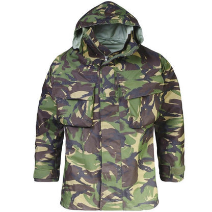 Authentic British Army Goretex waterproof Parka military coat jacket DPM MVP camouflage raincoat rain gear camo woodland hang pockets