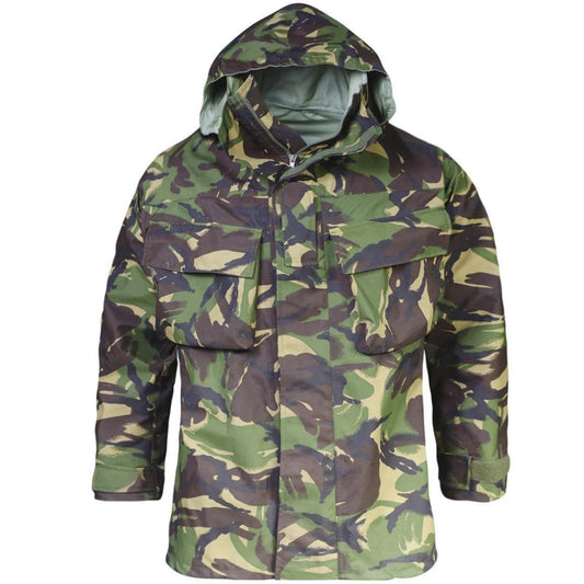 Authentic British Army Goretex waterproof Parka military coat jacket DPM MVP camouflage raincoat rain gear camo woodland hang pockets