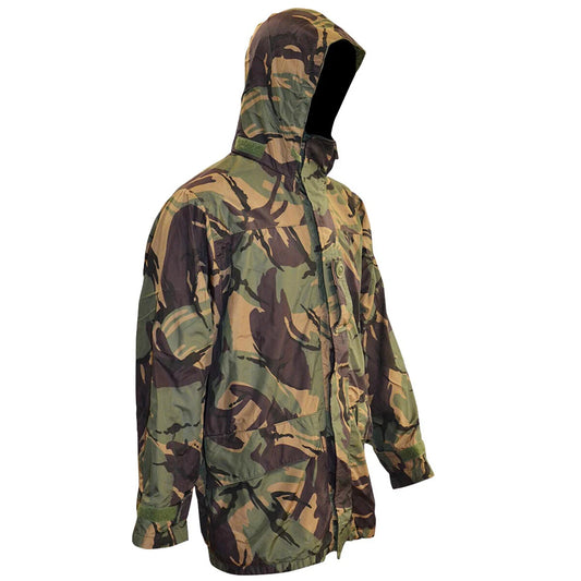 Authentic British Army Goretex waterproof Parka military coat jacket DPM MVP ripstop smock camouflage raincoat rain gear camo woodland