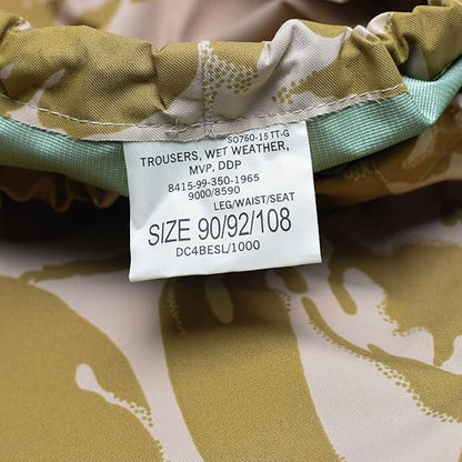New British army desert camo Goretex trousers pants MVP waterproof military DPM wet gear