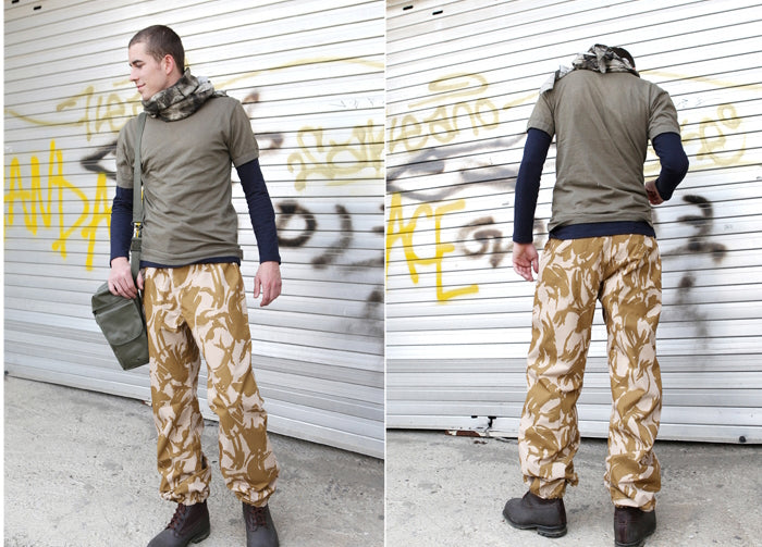 New British army desert camo Goretex trousers pants MVP waterproof military DPM wet gear