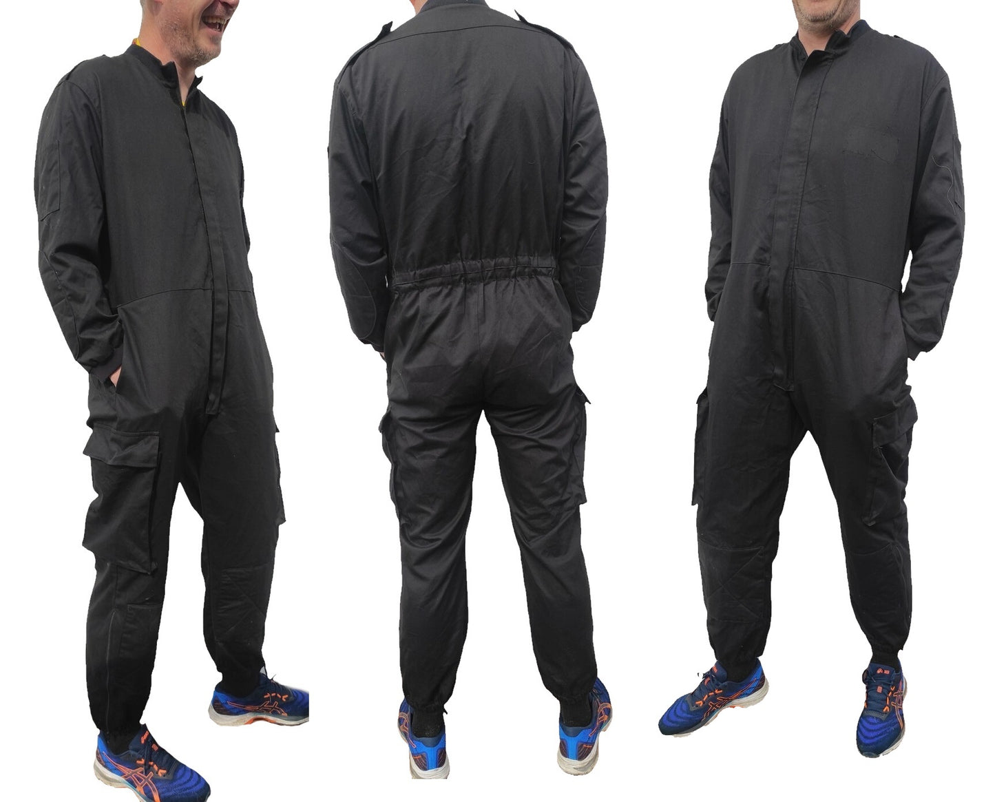 Authentic British riot squad Met Police black overalls coveralls jumpsuit suit boiler Swat team 1A