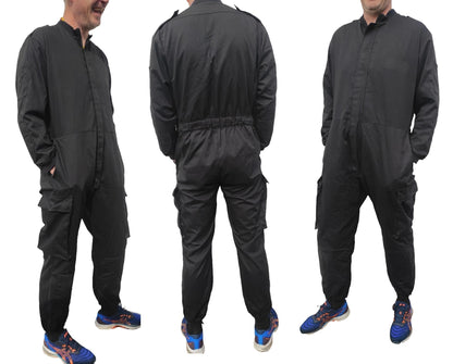 Authentic British riot squad Met Police black overalls coveralls jumpsuit suit boiler Swat team 1A
