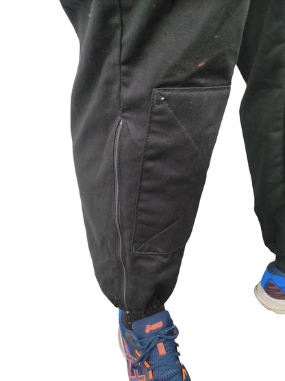Authentic British riot squad Met Police black overalls coveralls jumpsuit suit boiler Swat team 1A