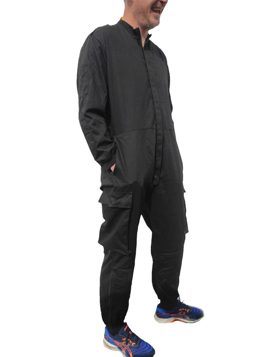 Authentic British riot squad Met Police black overalls coveralls jumpsuit suit boiler Swat team 1A