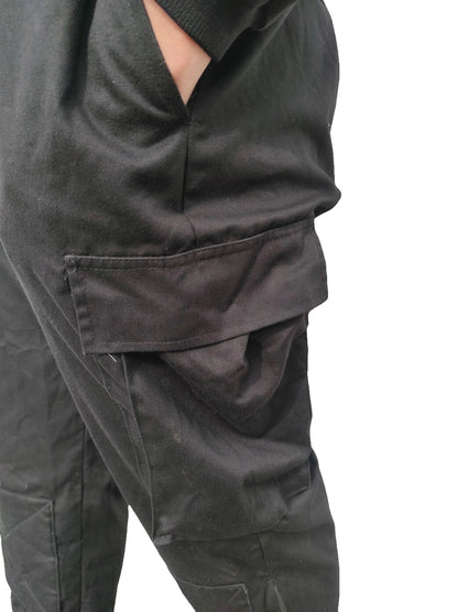 Authentic British riot squad Met Police black overalls coveralls jumpsuit suit boiler Swat team 1A
