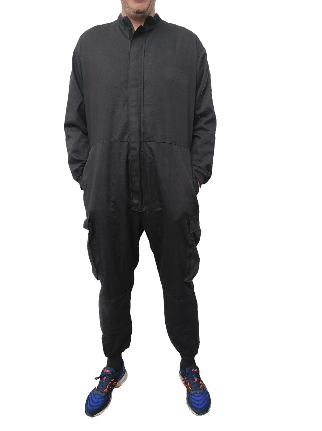 Authentic British riot squad Met Police black overalls coveralls jumpsuit suit boiler Swat team 1A