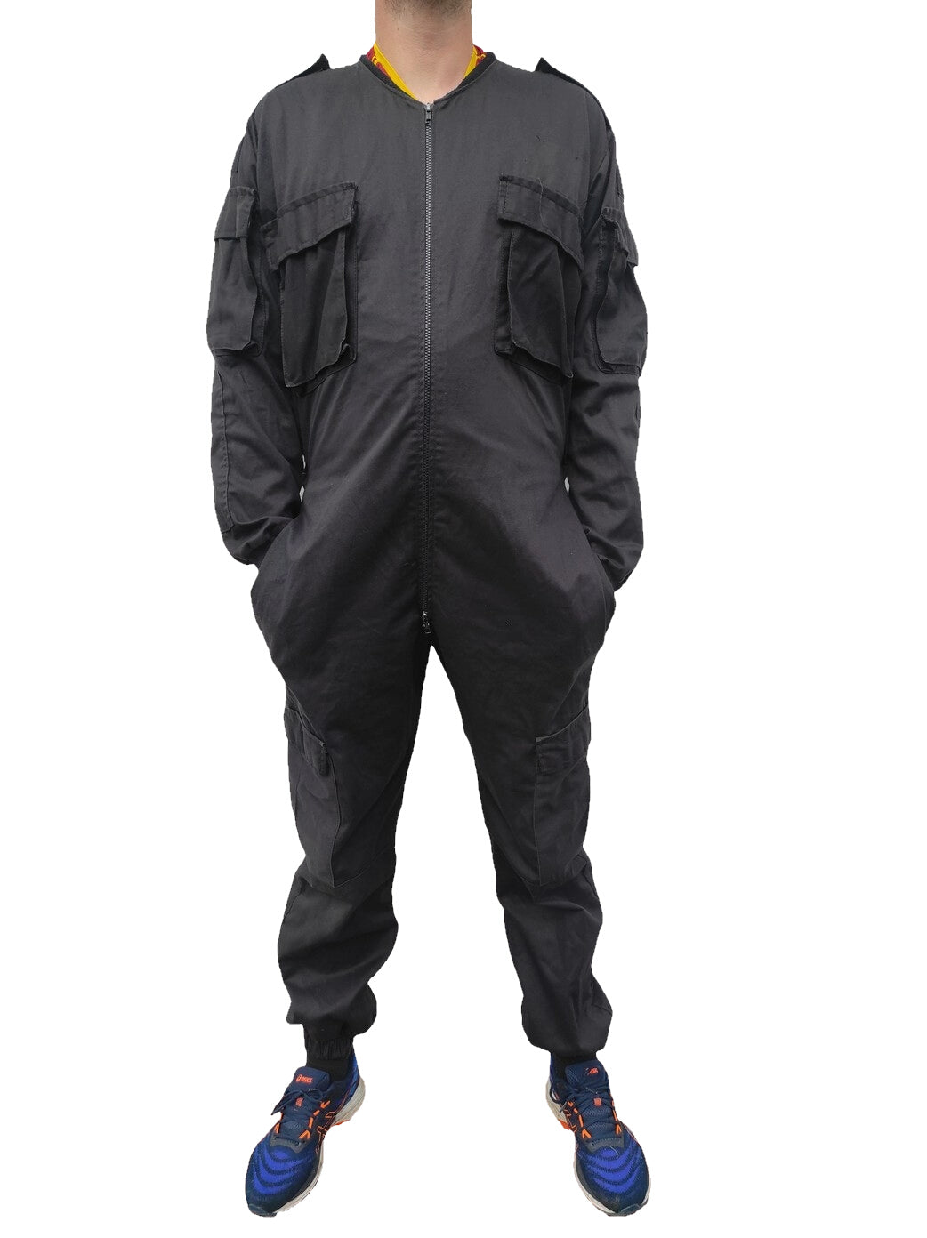 Authentic British riot squad Met Police black overalls coveralls jumpsuit suit boiler Swat team 2B