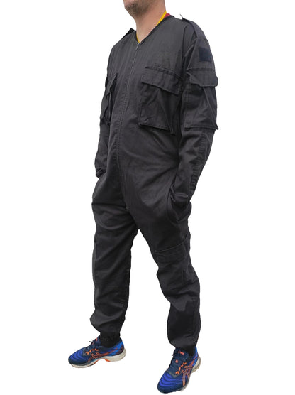Authentic British riot squad Met Police black overalls coveralls jumpsuit suit boiler Swat team 2B