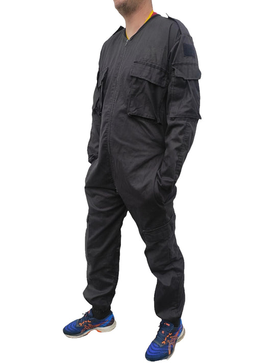 Authentic British riot squad Met Police black overalls coveralls jumpsuit suit boiler Swat team 2B
