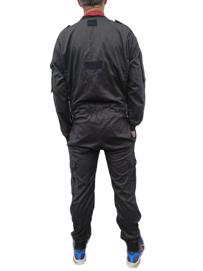 Authentic British riot squad Met Police black overalls coveralls jumpsuit suit boiler Swat team 2B