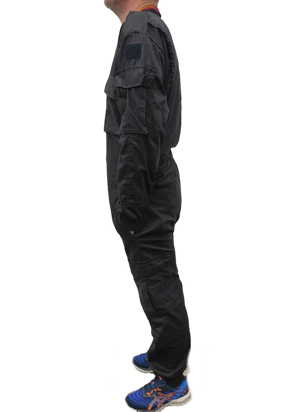 Authentic British riot squad Met Police black overalls coveralls jumpsuit suit boiler Swat team 2B