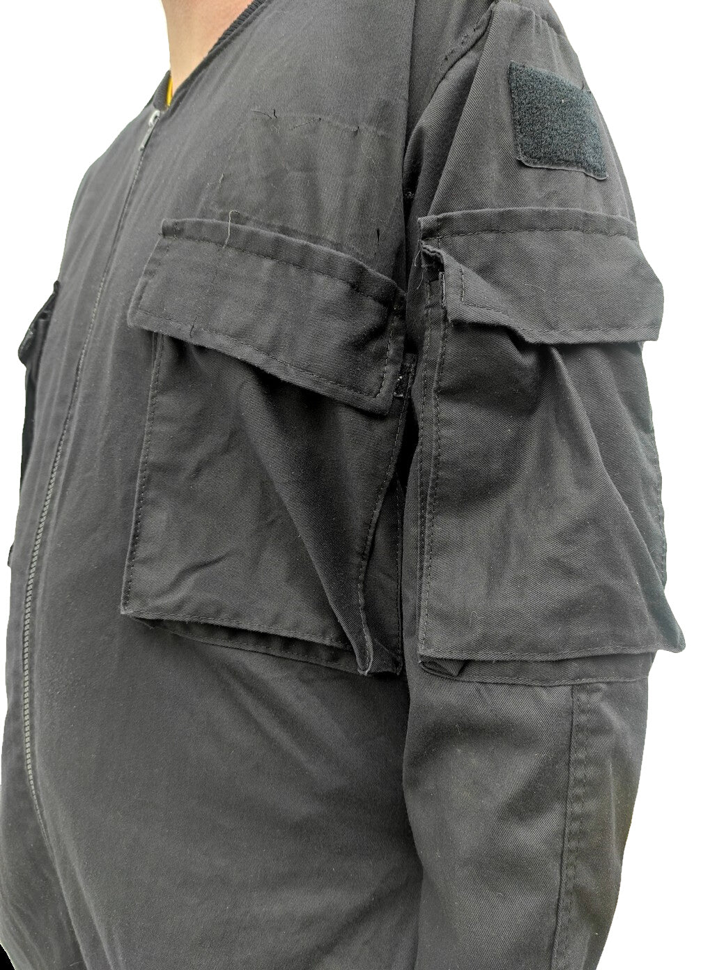 Authentic British riot squad Met Police black overalls coveralls jumpsuit suit boiler Swat team 2B