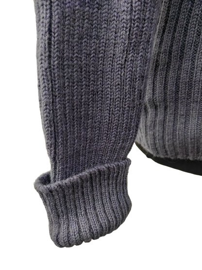 vintage British air force blue-grey wool V-neck jumper pullover sweatshirt RAF army military stretchy sweater pulli jersey