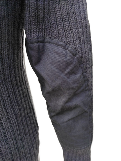 vintage British air force blue-grey wool V-neck jumper pullover sweatshirt RAF army military stretchy sweater pulli jersey
