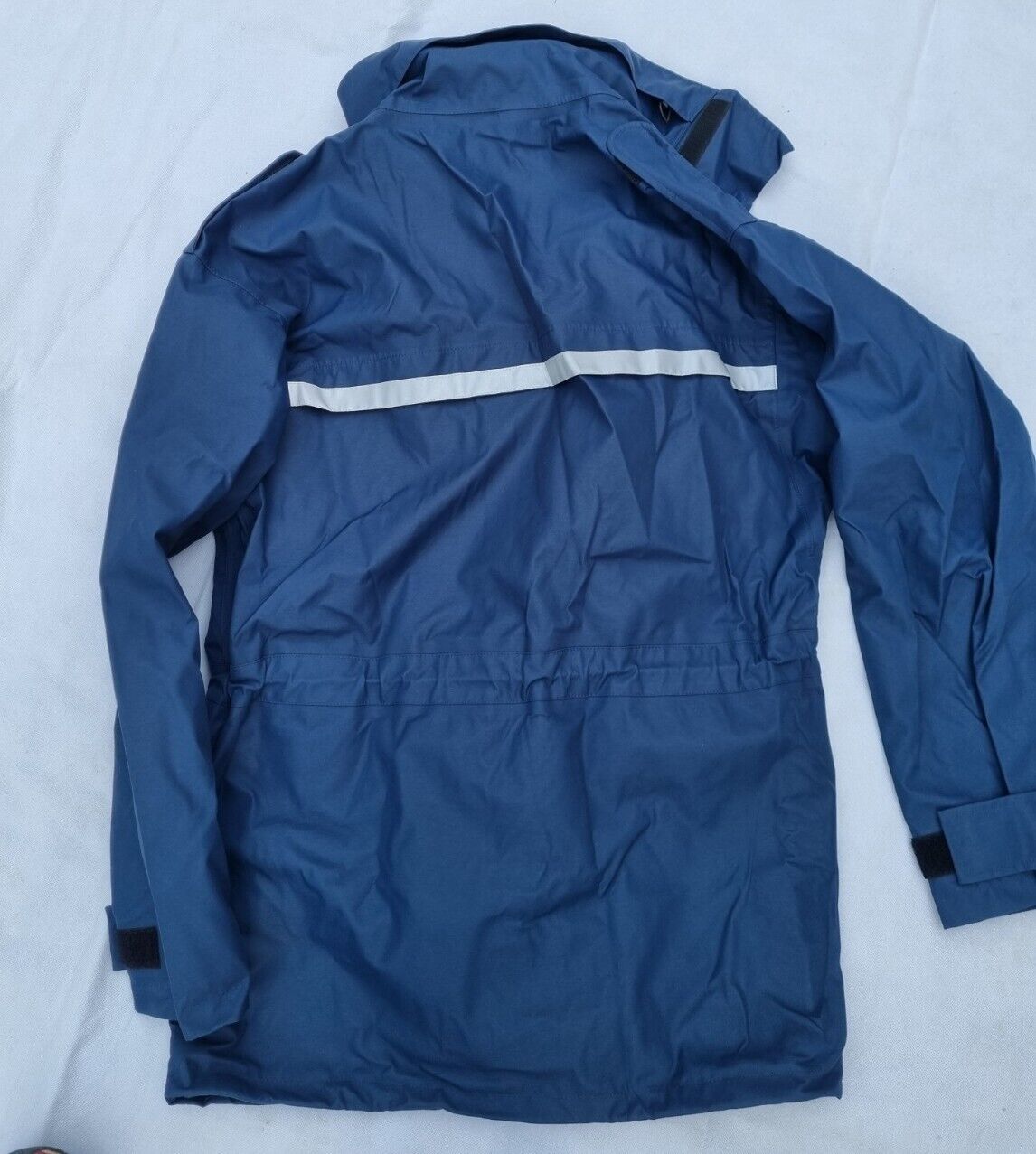 Authentic British Air Force blue goretex Jacket parka RAF military army raincoat lined wet gear