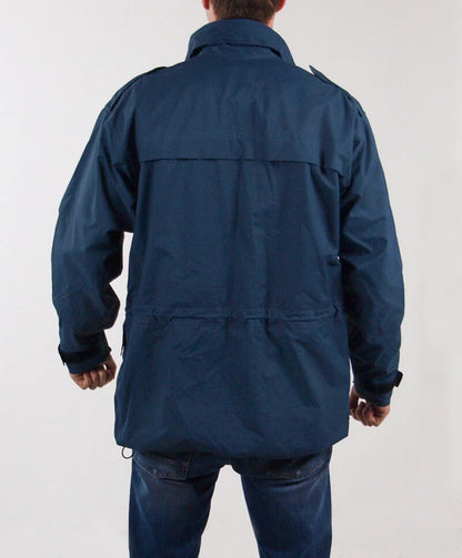 Authentic British Air Force blue goretex Jacket parka RAF military army raincoat lined wet gear