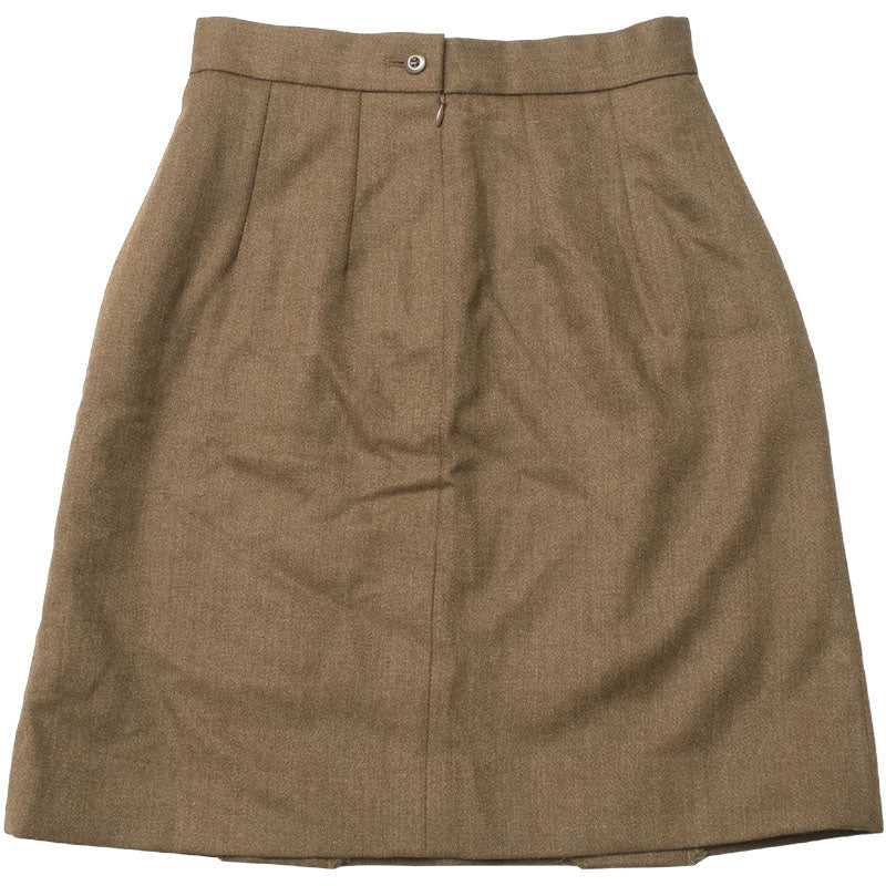 Authentic New British army brown wool blend skirt military dress uniform parade