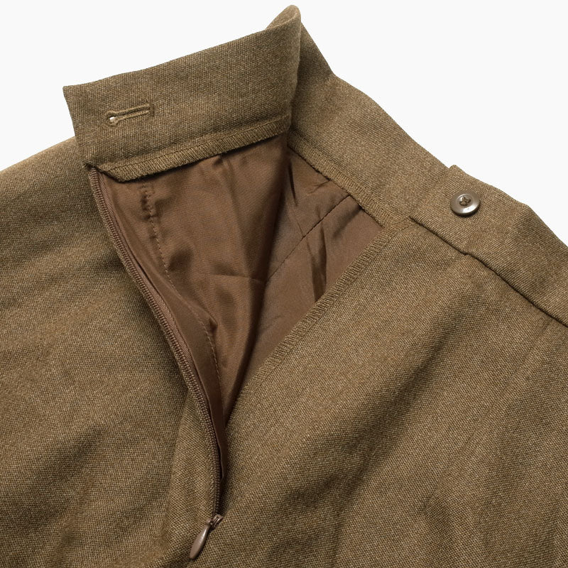 Authentic New British army brown wool blend skirt military dress uniform parade