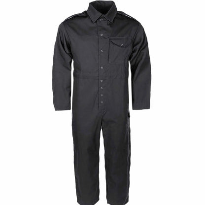 Vintage British Army black Overalls coveralls military jumpsuit flight suit boilersuit tanker