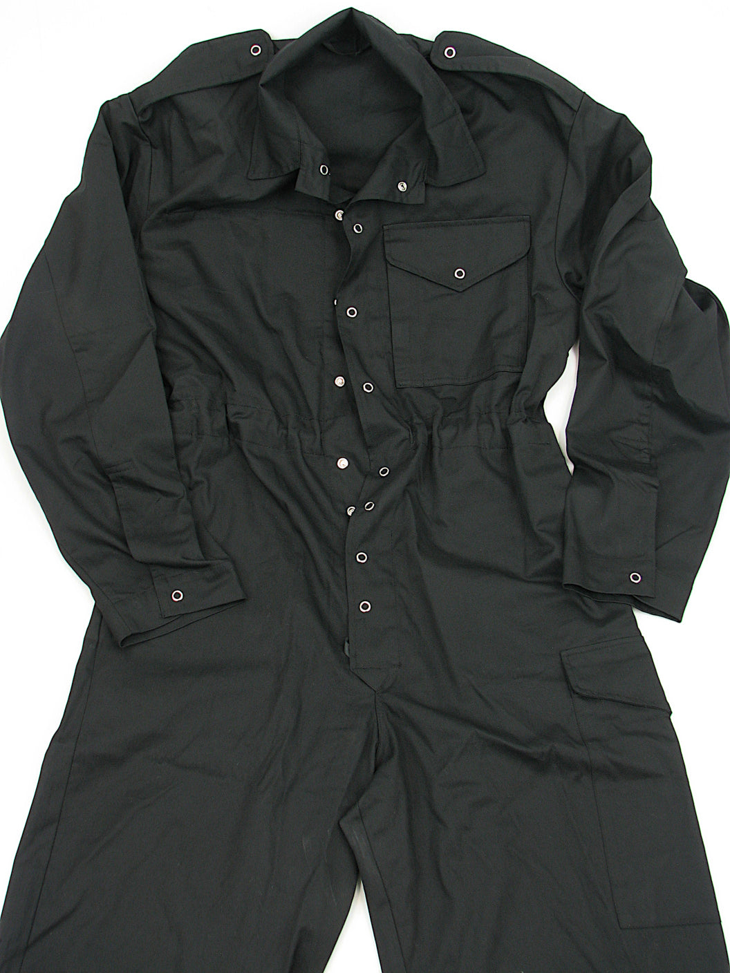 Vintage British Army black Overalls coveralls military jumpsuit flight suit boilersuit tanker