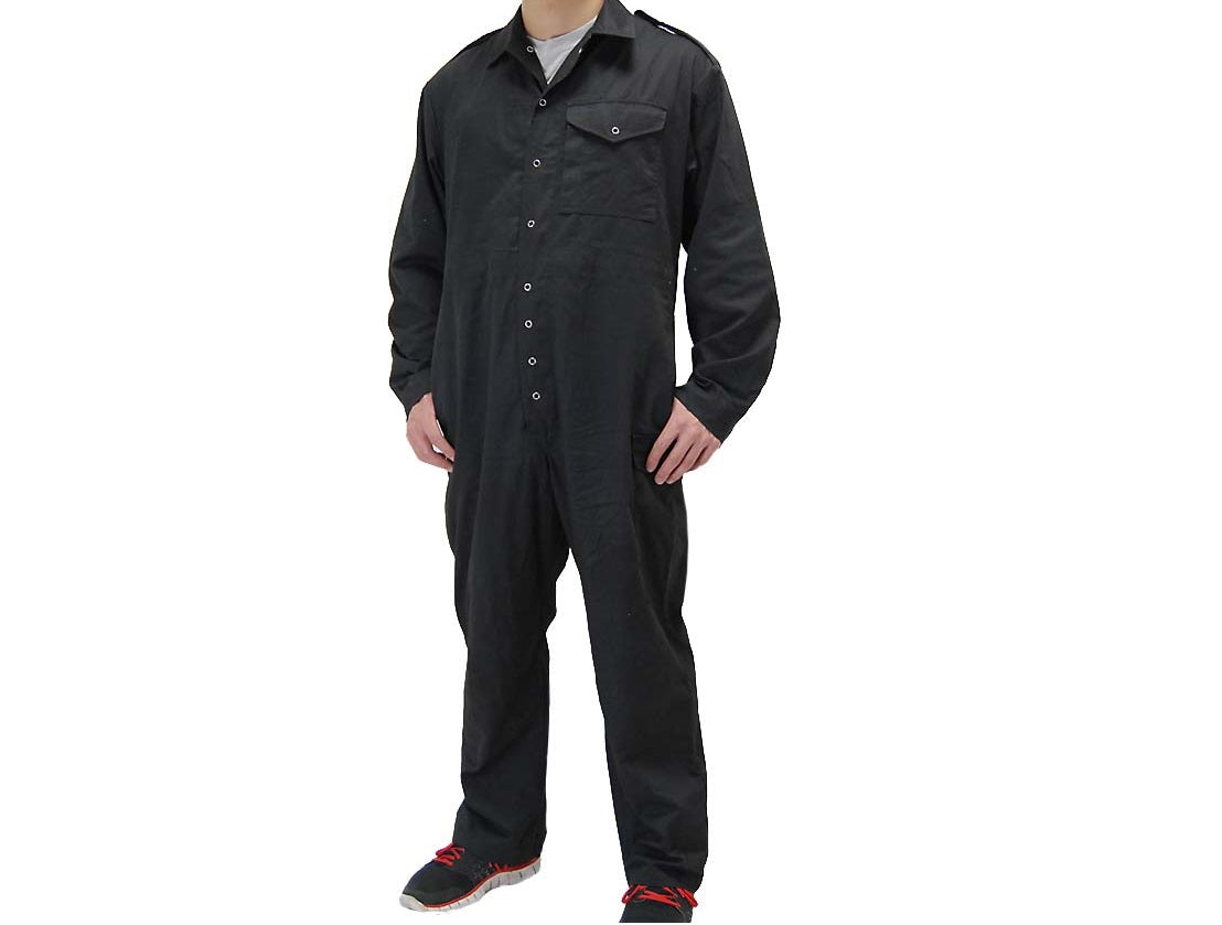 New Vintage British Army black Overalls coveralls military jumpsuit flight suit boilersuit tanker (Copy)