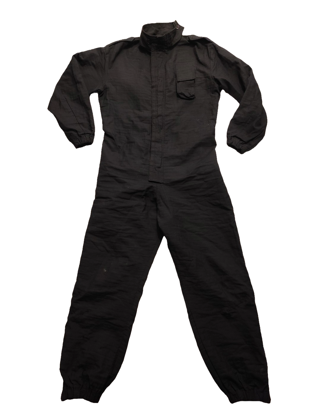 Authentic British Met Police black riot squad overalls coveralls fire resistant boiler suit