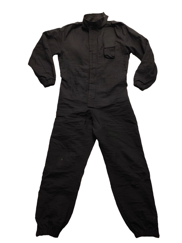 Authentic British Met Police black riot squad overalls coveralls fire ...