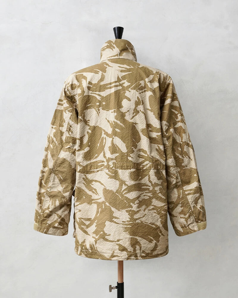 Vintage British army S95 desert camo jacket combat smock DPM camouflage ripstop coat soldier 95