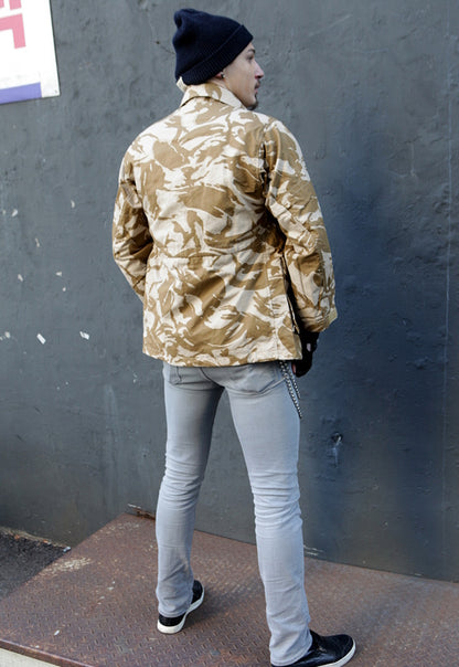 Vintage British army S95 desert camo jacket combat smock DPM camouflage ripstop coat soldier 95