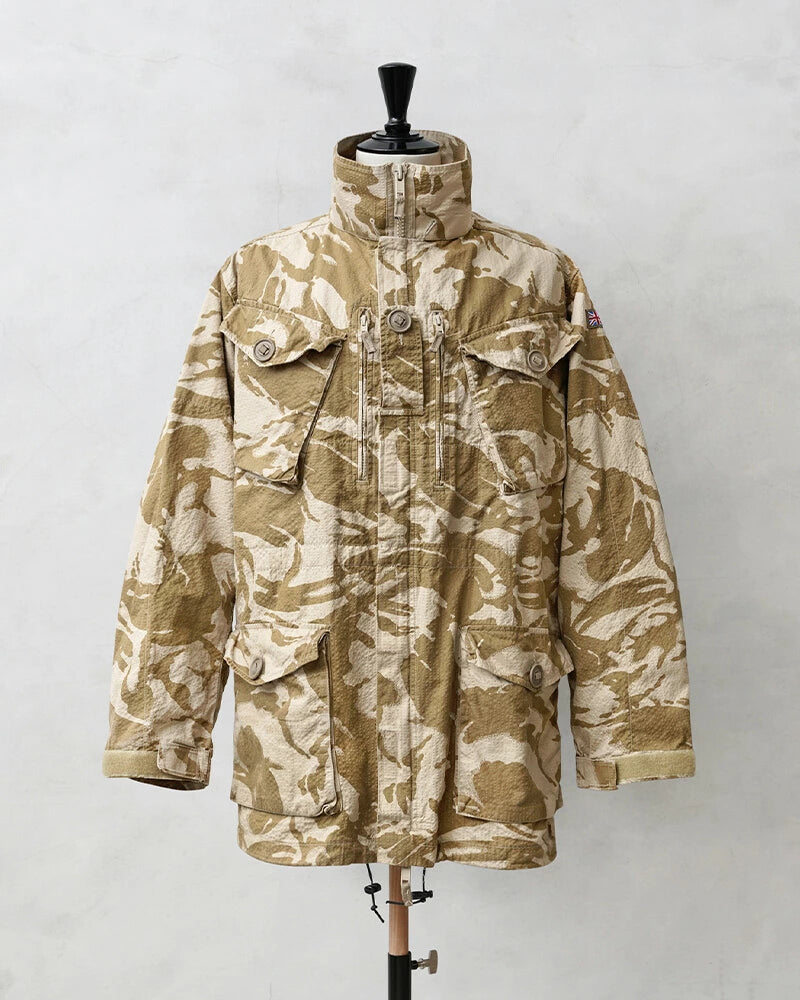 Vintage British army S95 desert camo jacket combat smock DPM camouflage ripstop coat soldier 95