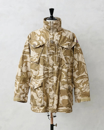 Vintage British army S95 desert camo jacket combat smock DPM camouflage ripstop coat soldier 95