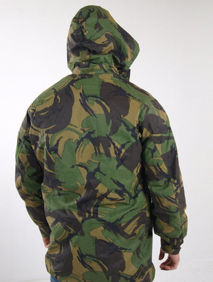 Authentic British Army Goretex waterproof Parka military coat jacket DPM MVP camouflage raincoat rain gear camo woodland no pockets