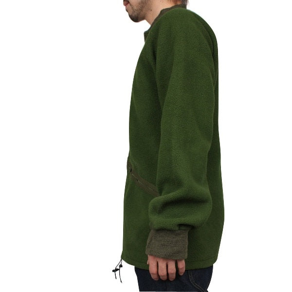 Vintage British Army soldier 95 Green fleece jacket sweater coat jumper thermal cold weather olive