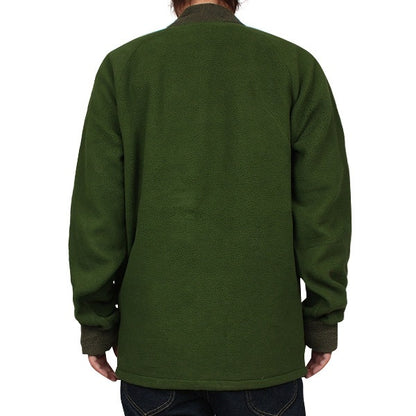Vintage British Army soldier 95 Green fleece jacket sweater coat jumper thermal cold weather olive