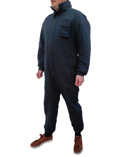 Authentic British Met Police black riot squad overalls coveralls fire resistant boiler suit