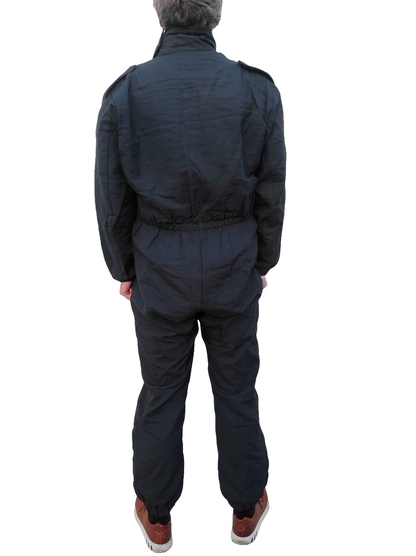 Authentic British Met Police black riot squad overalls coveralls fire resistant boiler suit