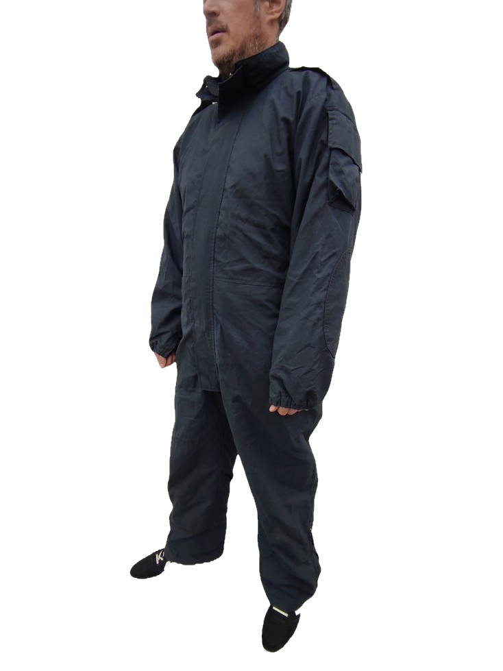 Goretex British Police black overalls coveralls fire resistant suit waterproof C